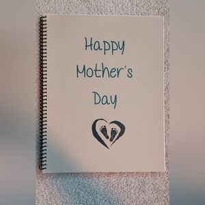 Happy Mothers Day spiral bound notebook (NEW)